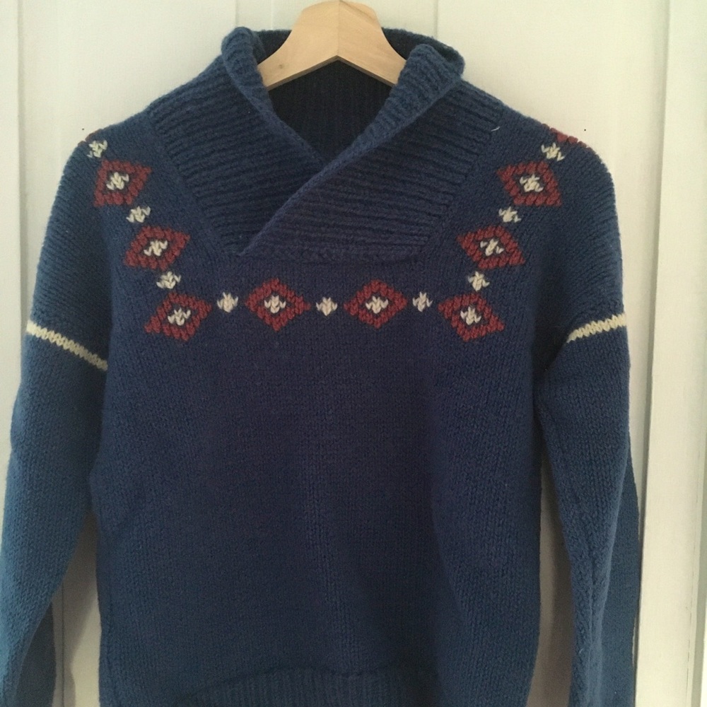 Handmade one of a kind wool sweater